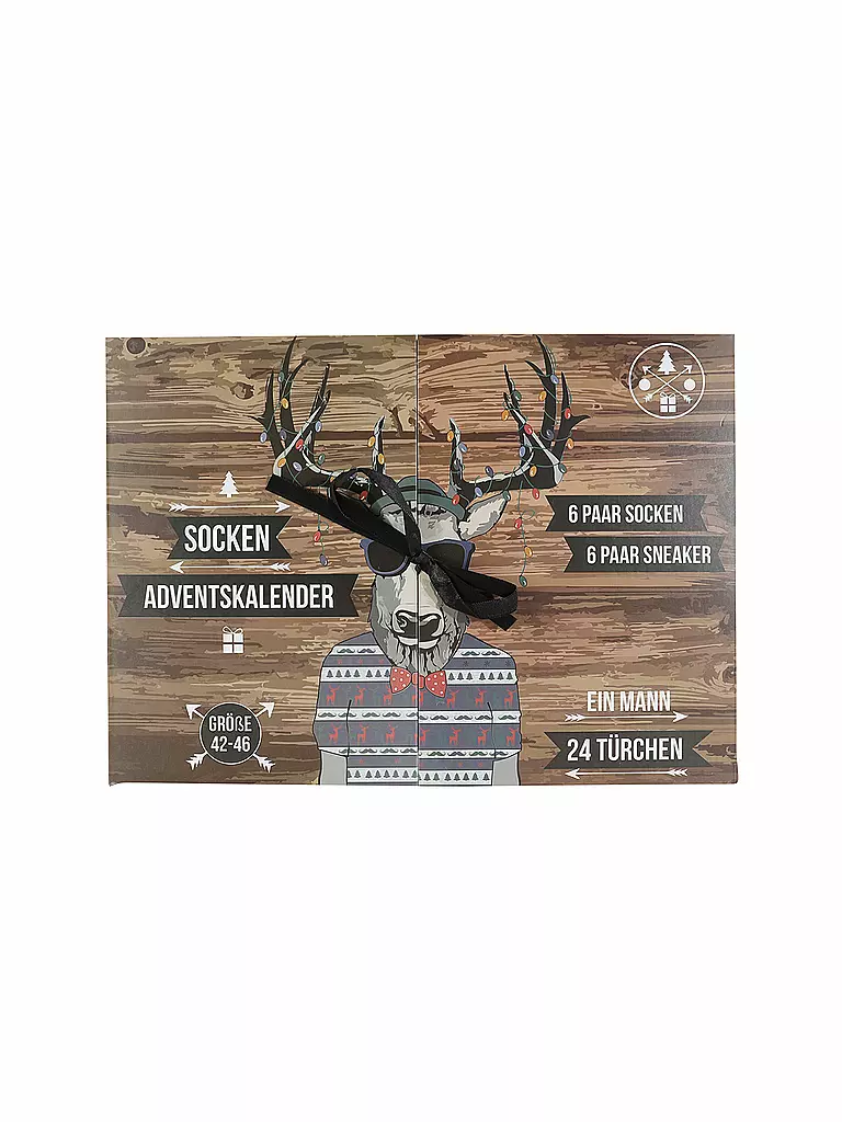 SOCKSWEAR | Calendario de Adviento de calcetines para hombre, multicolor | Multicolor