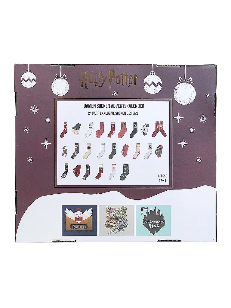 SOCKSWEAR | Socken Adventkalender HARRY POTTER bunt | Multicolor