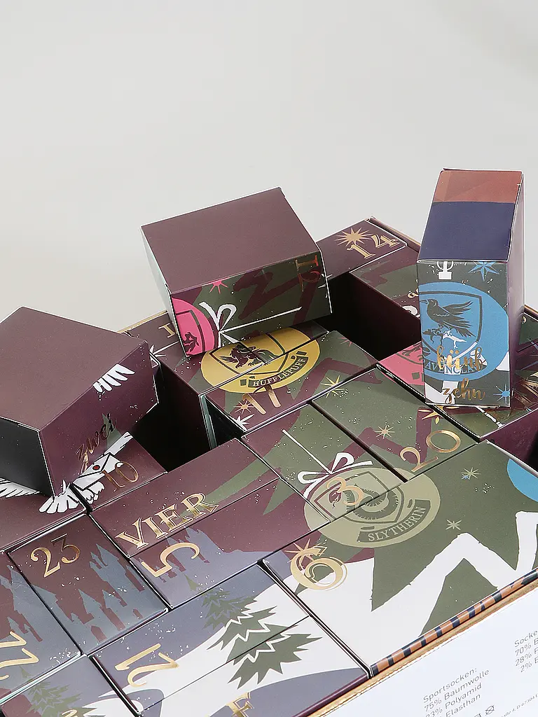 SOCKSWEAR | Socken Adventkalender HARRY POTTER bunt | Multicolor