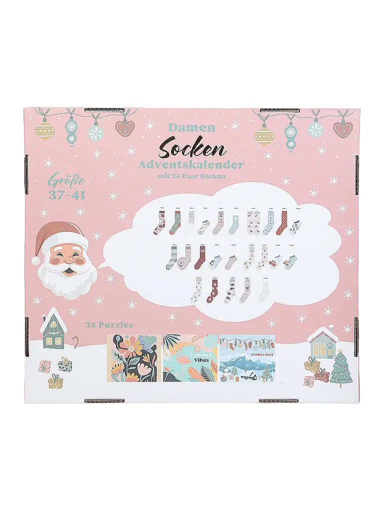 SOCKSWEAR | Socken Adventkalender PREMIUM bunt | Multicolor