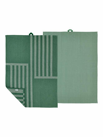 SOEDAHL | Set de paños de cocina 2 piezas REFLECTION Verde pino