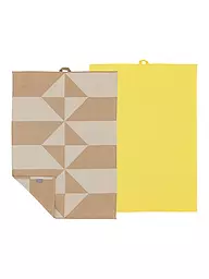 SOEDAHL | Set de paños de cocina 2 piezas 50x70cm TWIST Warm Taupe | Marrón claro