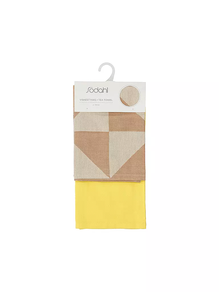 SOEDAHL | Set de paños de cocina 2 piezas 50x70cm TWIST Warm Taupe | 
