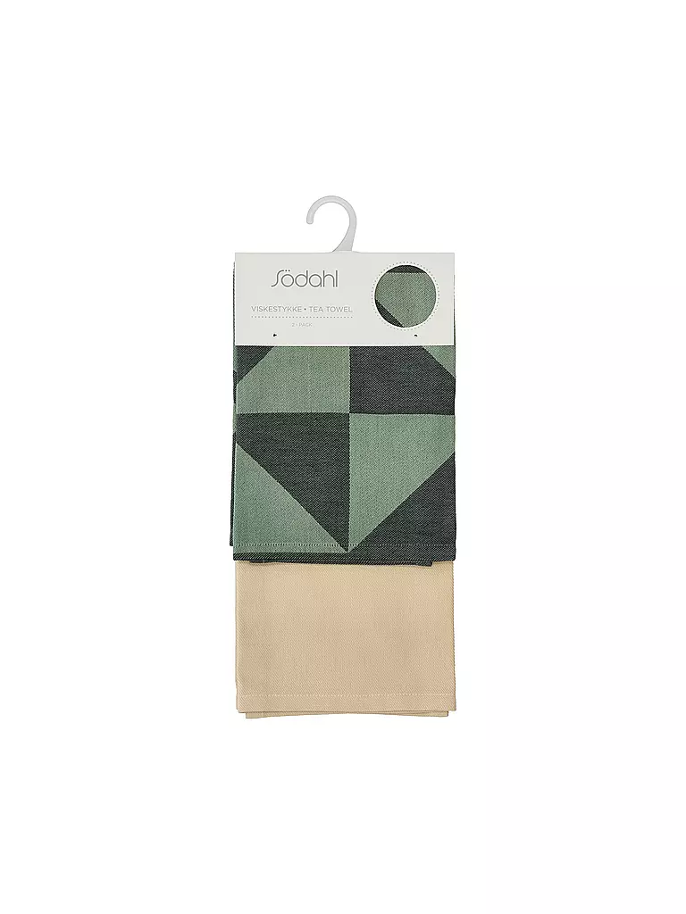SOEDAHL | Set de paños de cocina 2 piezas 50x70cm TWIST Warm Taupe | 