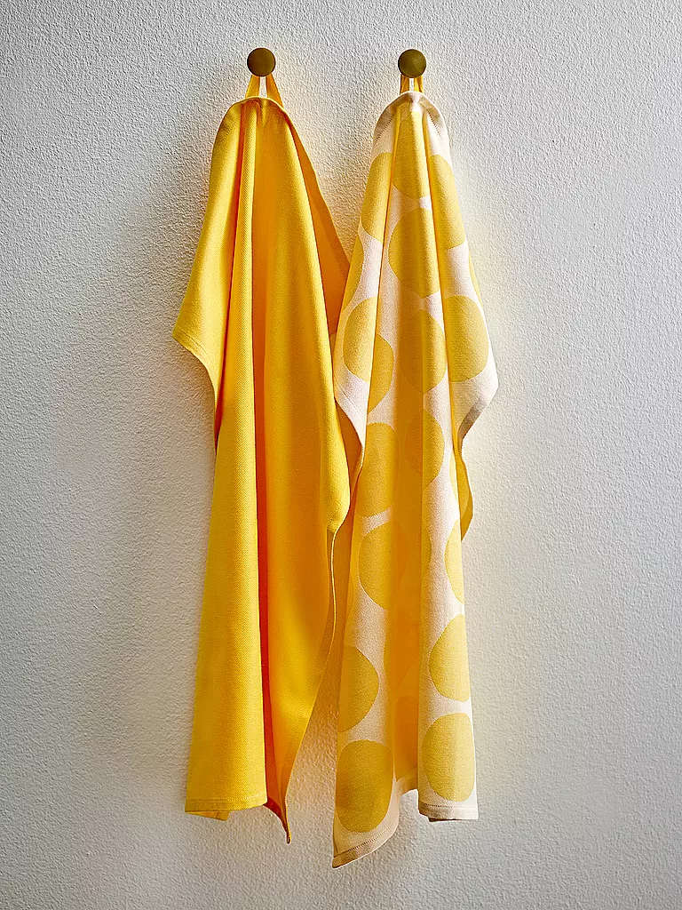 SOEDAHL | Set de paños de cocina 2 piezas BUBBLES Amarillo | Amarillo