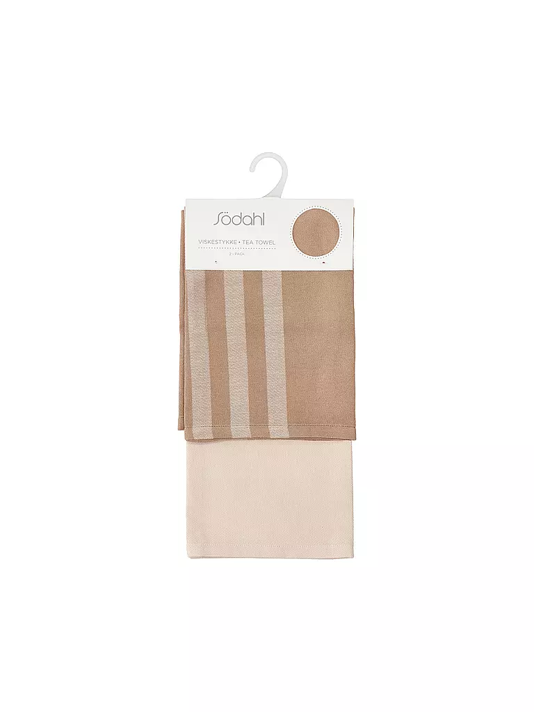 SOEDAHL | Set de paños de cocina de 2 piezas REFLECTION Warm Taupe | 