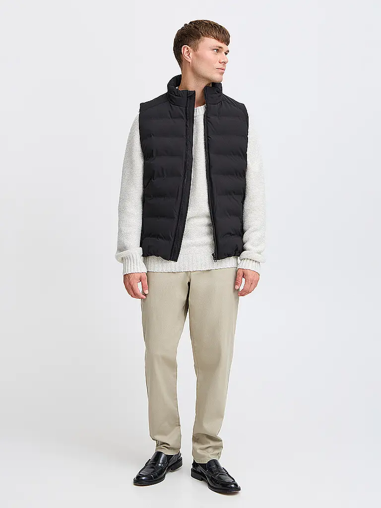 SOLID | Chaleco acolchado MILAS | Negro