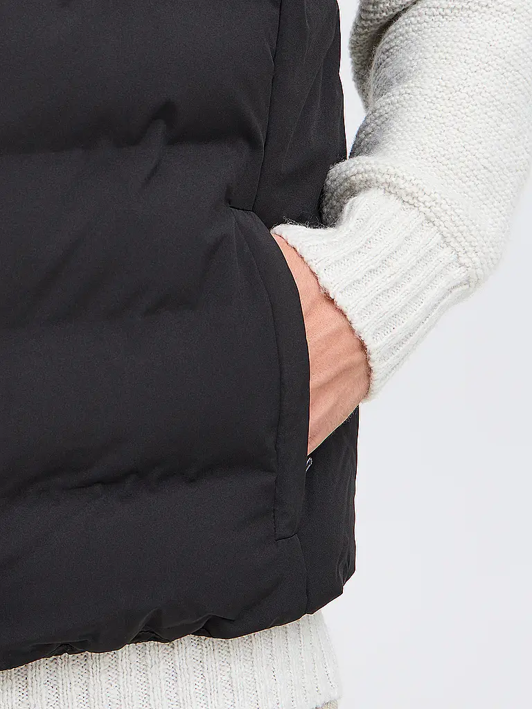 SOLID | Chaleco acolchado MILAS | Negro