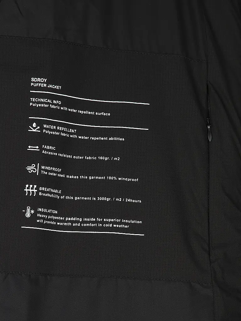 SOLID | Chaqueta acolchada | Negro