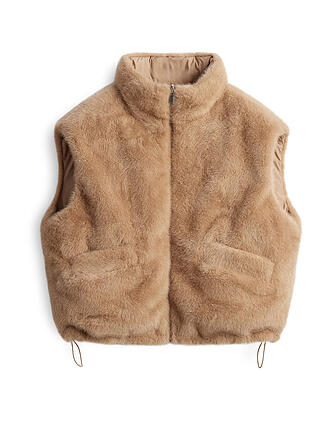SOMEDAY | Chaleco con aspecto de piel VAARI