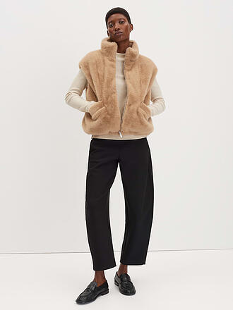 SOMEDAY | Chaleco con aspecto de piel VAARI