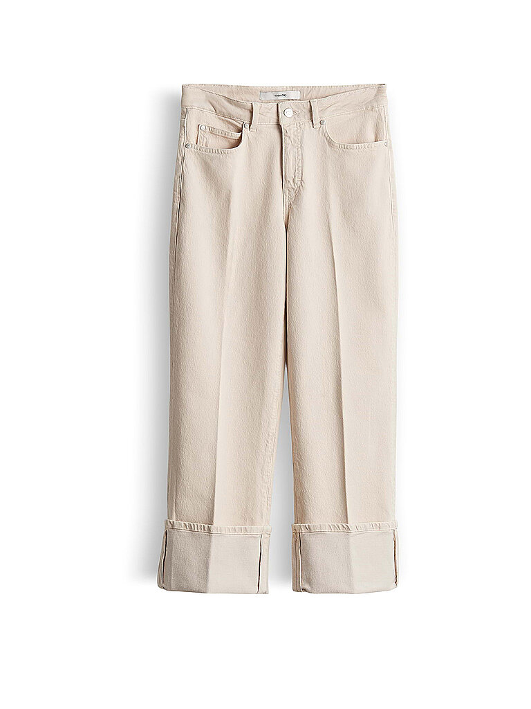 Pantalón 7/8 CORAH TURN UP SLEEK crema 36