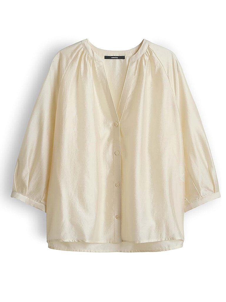 Blusa camisera ZAMIDA crema 42