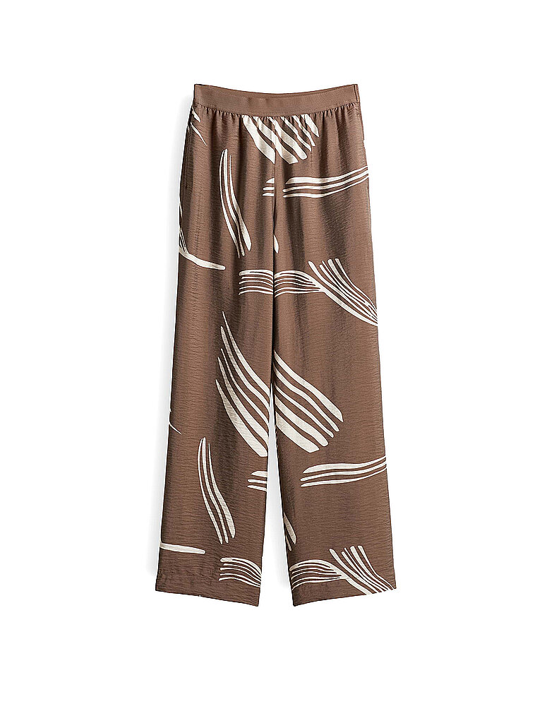 Pantalón Marlene CEVIL LEAF marrón claro 36