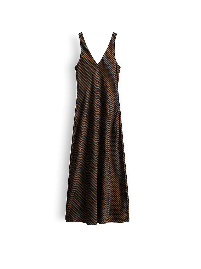 Midikleid QOVA WAVE marrón claro 36