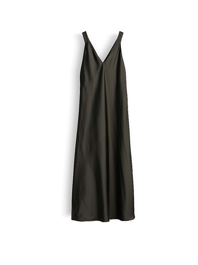 someday Midikleid QOVA PURE verde oscuro
