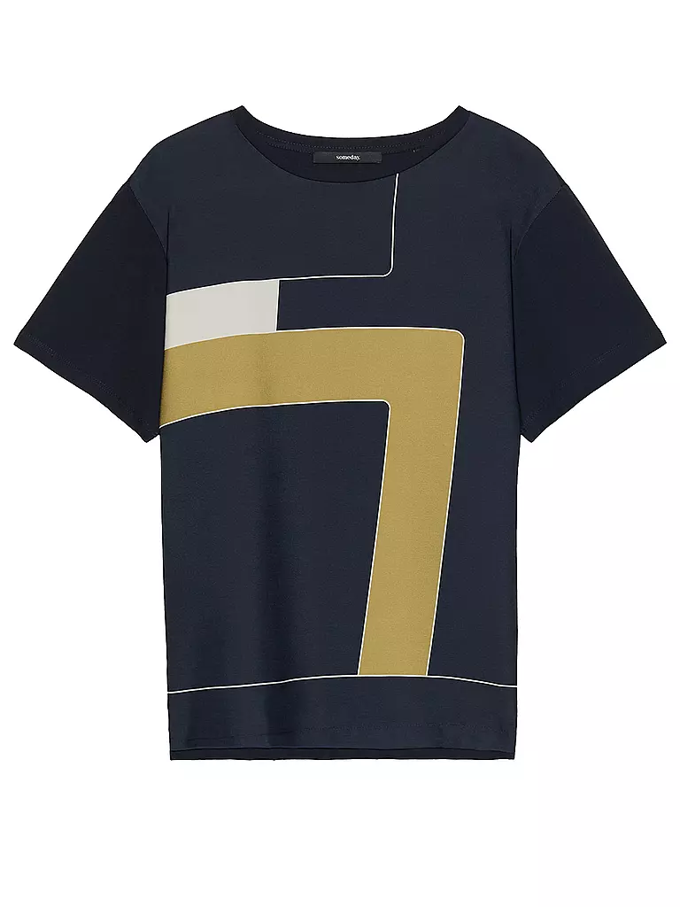 SOMEDAY | Blusenshirt KIRLINA PRINT | Azul oscuro