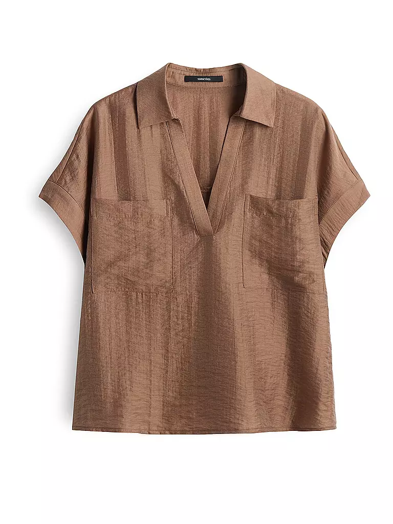 SOMEDAY | Blusenshirt ZLEANA | Marrón