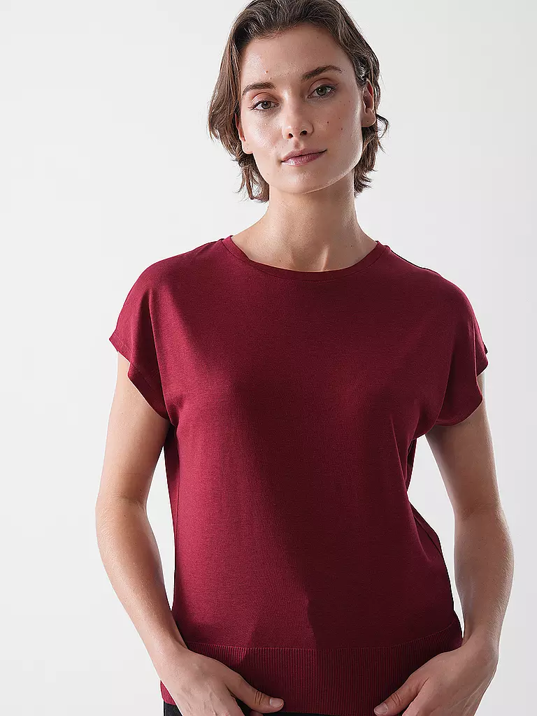 SOMEDAY | Camiseta KAJA | Rojo oscuro