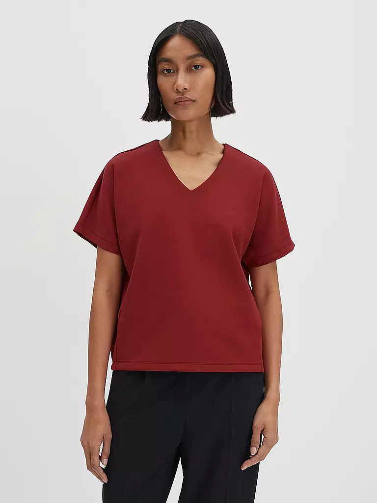 SOMEDAY | Camiseta ULINDE | Rojo oscuro