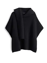 SOMEDAY | Cape - Poncho BOLANA CAPE | Negro