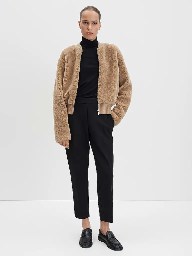 SOMEDAY | Chaqueta con aspecto de piel UFURRY | Marrón claro