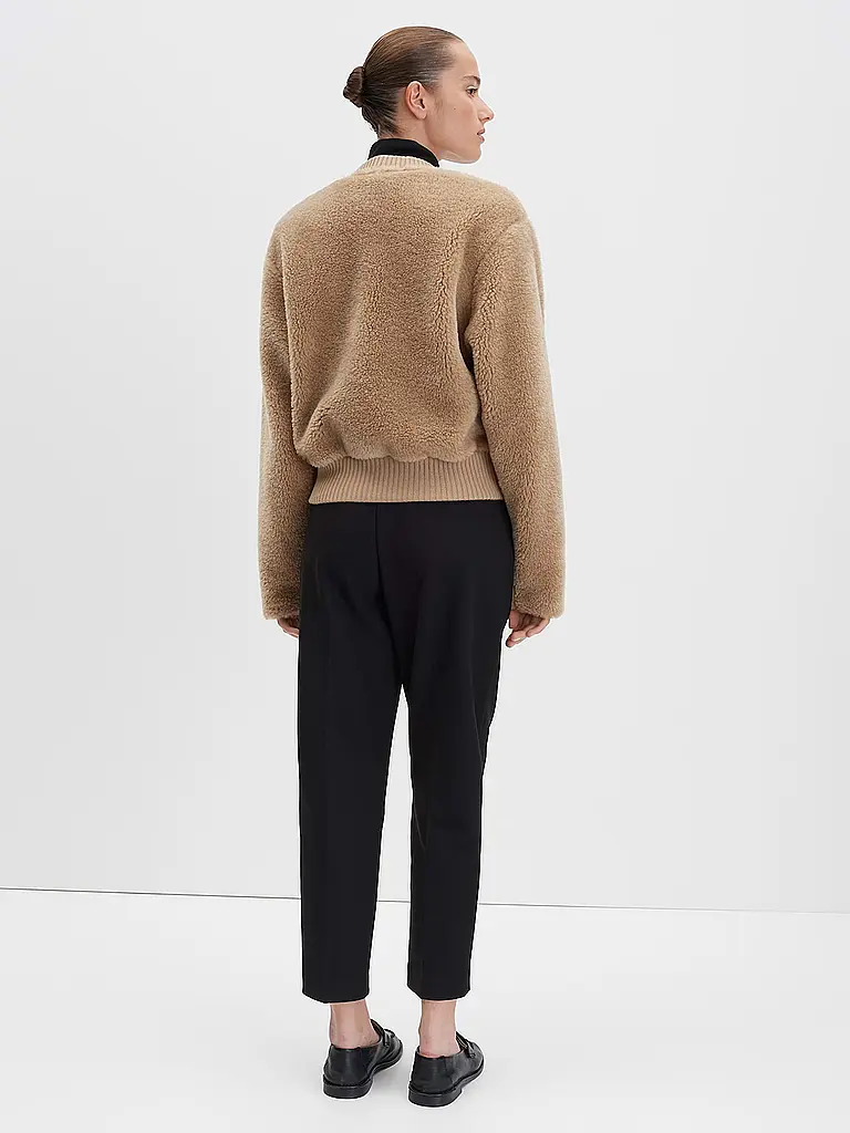 SOMEDAY | Chaqueta con aspecto de piel UFURRY | Marrón claro