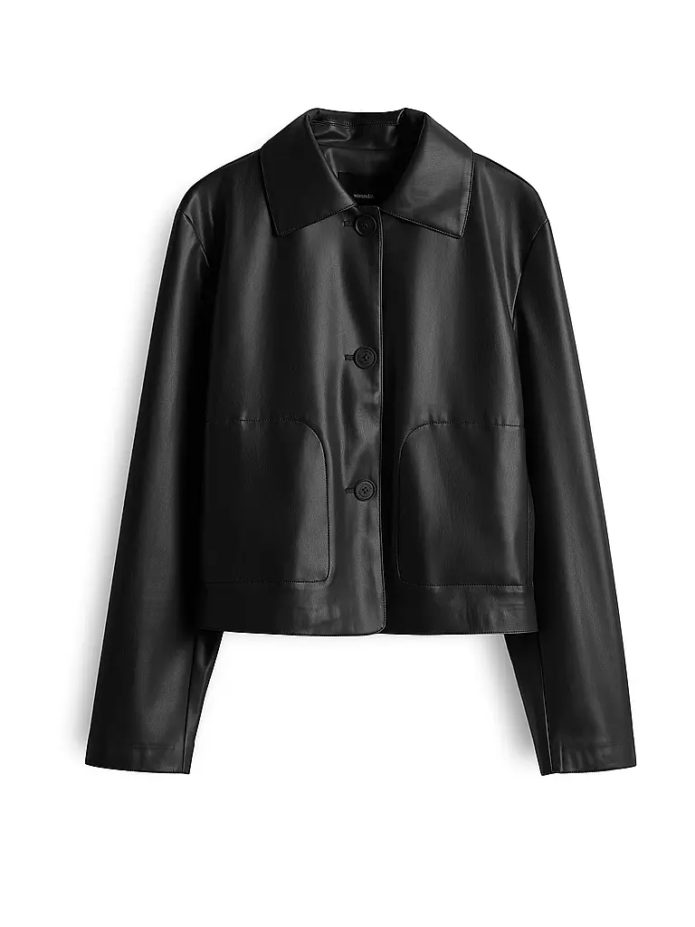 SOMEDAY | Chaqueta de efecto cuero NEATHER | Negro