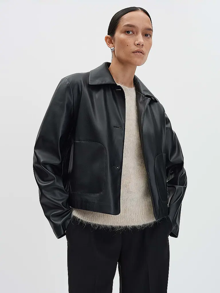 SOMEDAY | Chaqueta de efecto cuero NEATHER | Negro