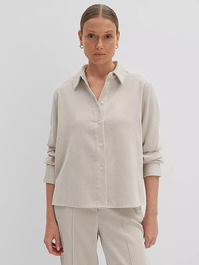 SOMEDAY | Cordbluse ZORTNEY DETAIL | Crema