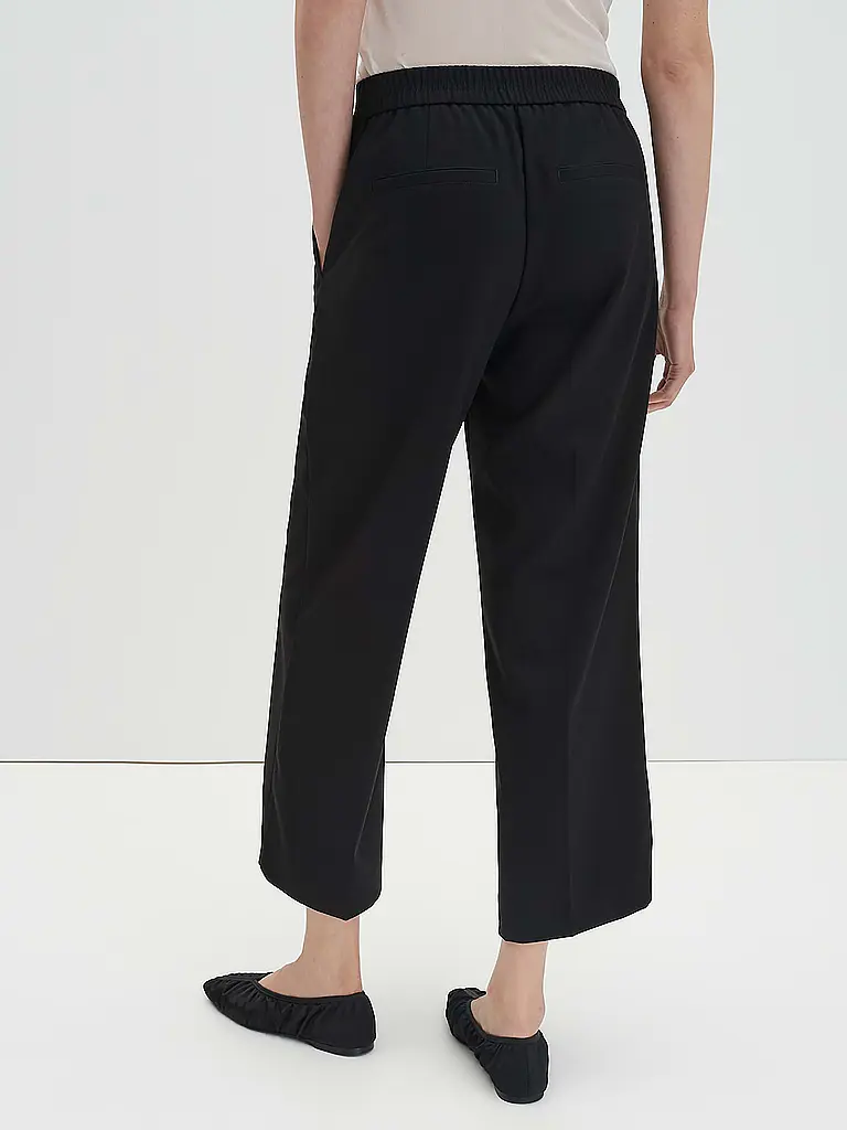 SOMEDAY | Culotte CHARLIE CROPPED WIDE | Negro