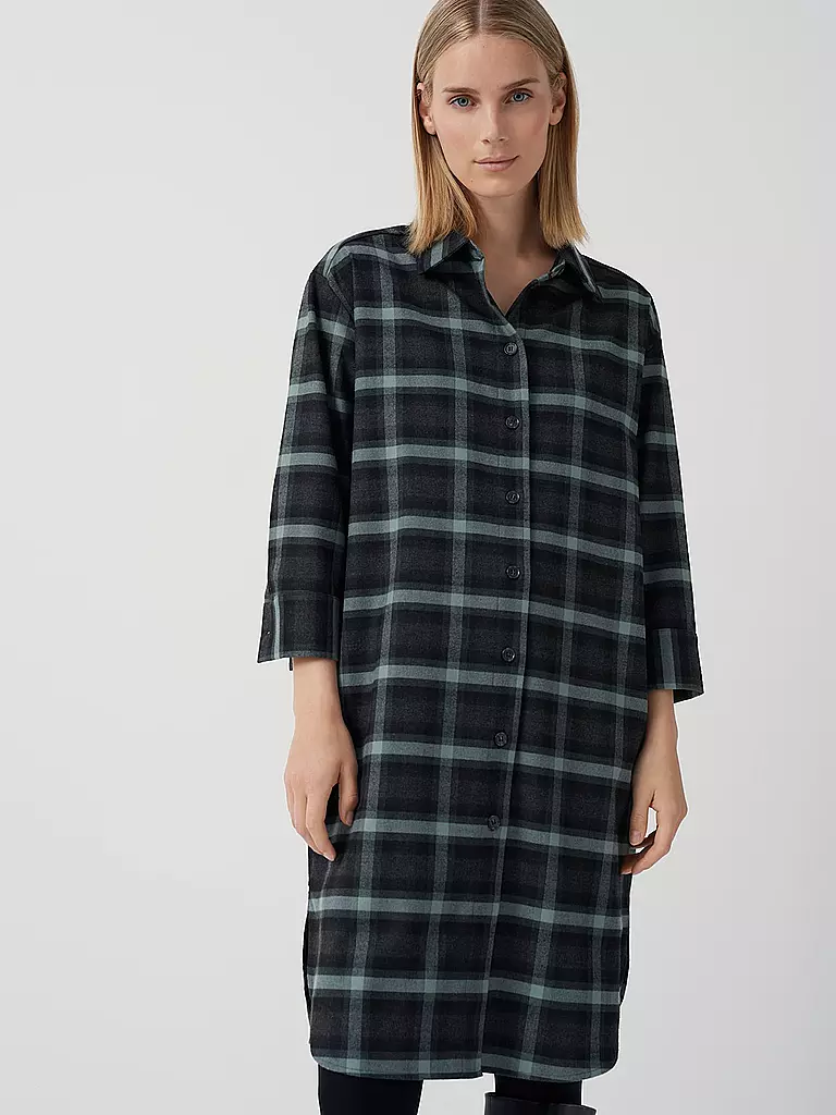 SOMEDAY | Hemdblusenkleid Quarolin | Negro