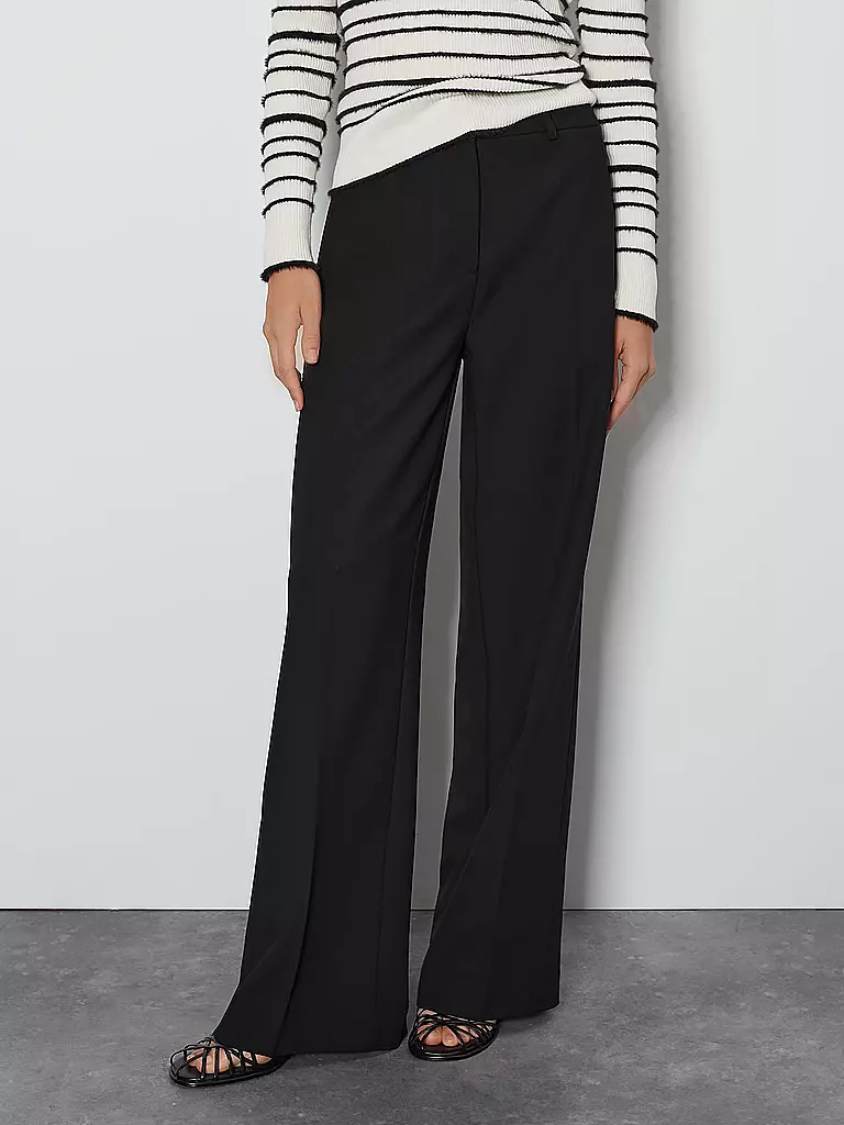 SOMEDAY | Hose Wide Fit CATSBY | Negro