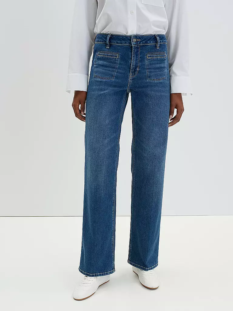 SOMEDAY | Jeans de corte acampanado CARIE FRENCH | Azul oscuro