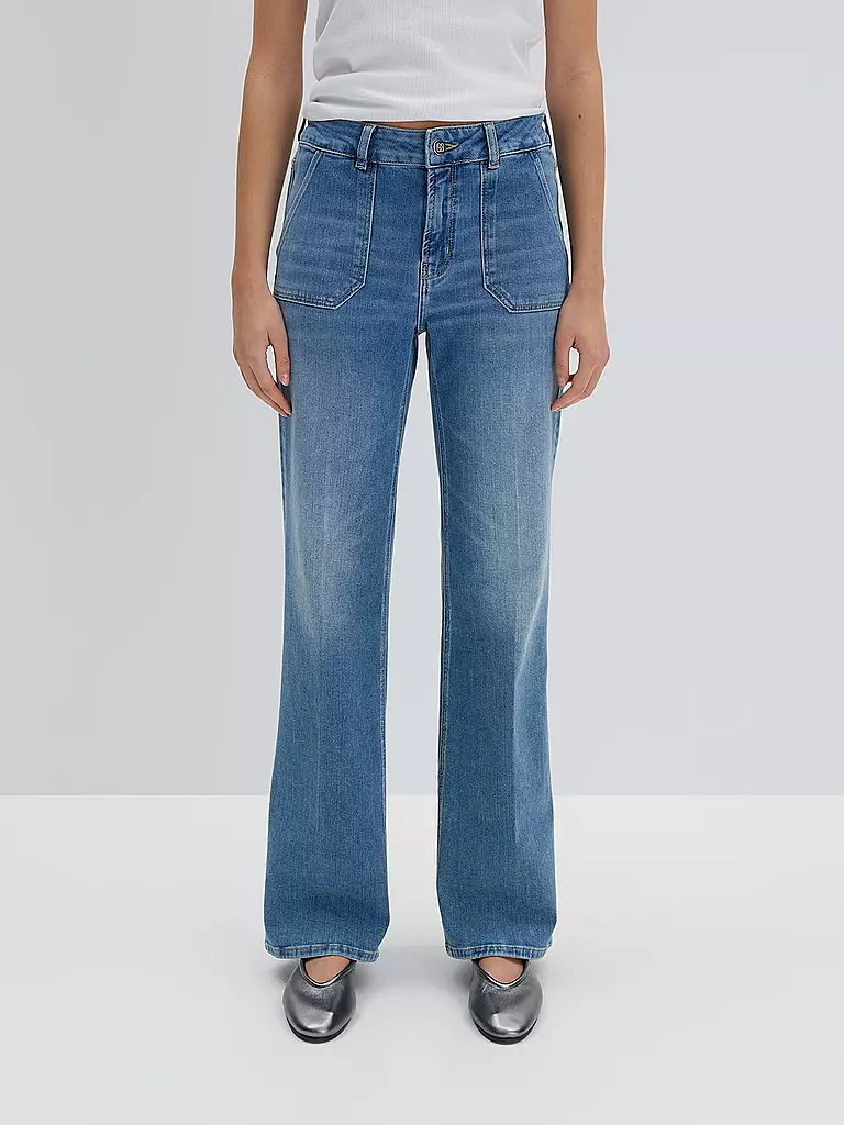 SOMEDAY | Jeans de corte acampanado CARIE UTILITY | Azul