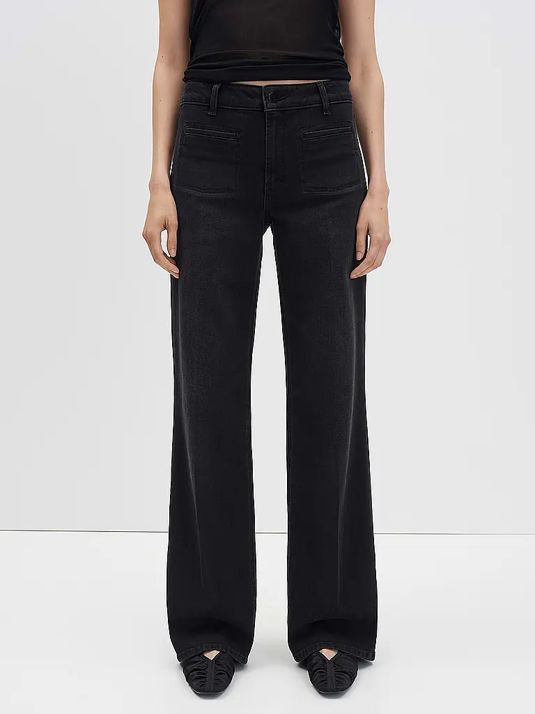 SOMEDAY | Jeans de pierna ancha CARIE FRENCH | Negro