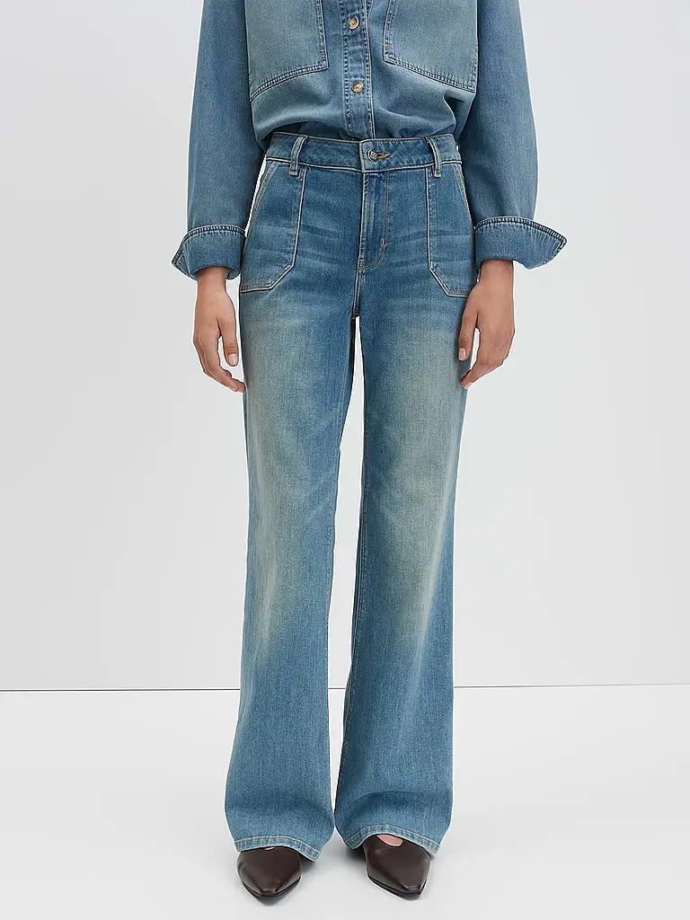SOMEDAY | Jeans de pierna ancha CARIE UTILITY | Azul