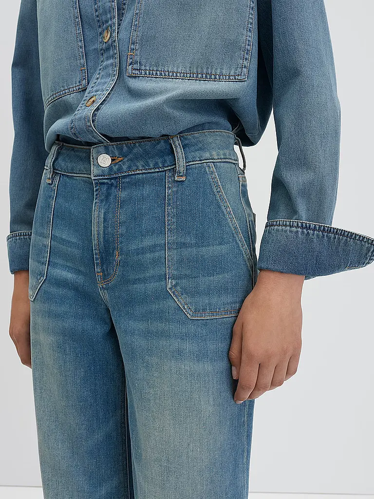 SOMEDAY | Jeans de pierna ancha CARIE UTILITY | Azul