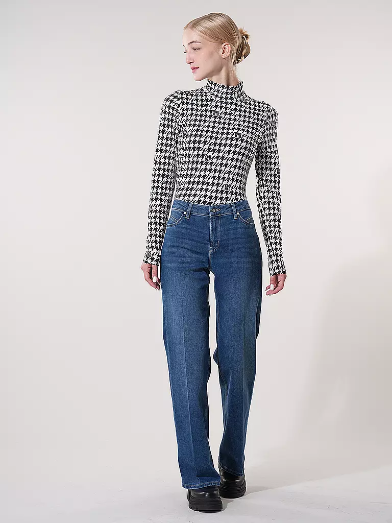 SOMEDAY | Jeans Flared Fit CARIE ICONIC | Azul oscuro