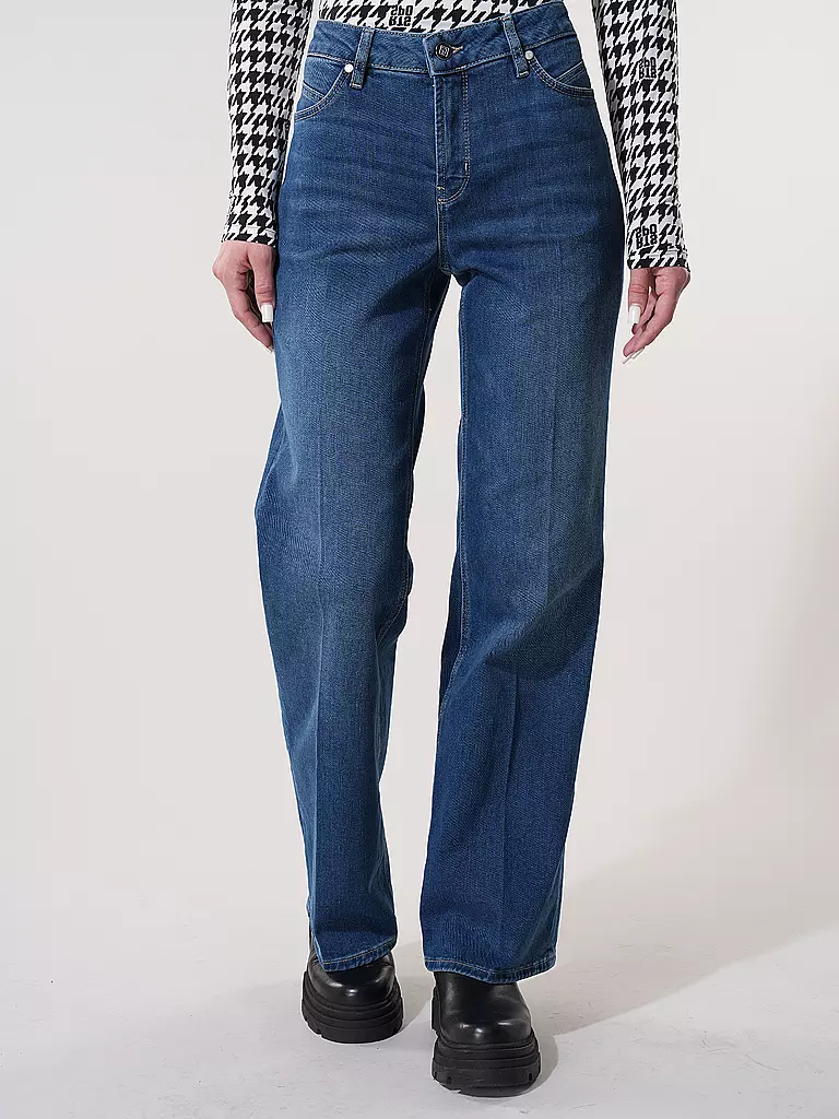 SOMEDAY | Jeans Flared Fit CARIE ICONIC | Azul oscuro