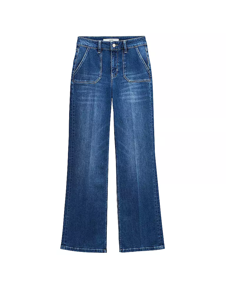 SOMEDAY | Jeans Flared Fit CARIE UTILITY | Azul oscuro