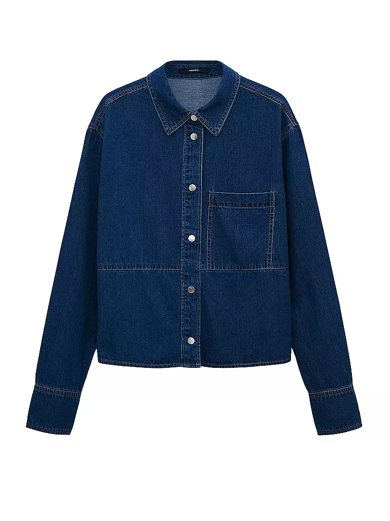 SOMEDAY | Jeansbluse ZAPIRA | Azul oscuro
