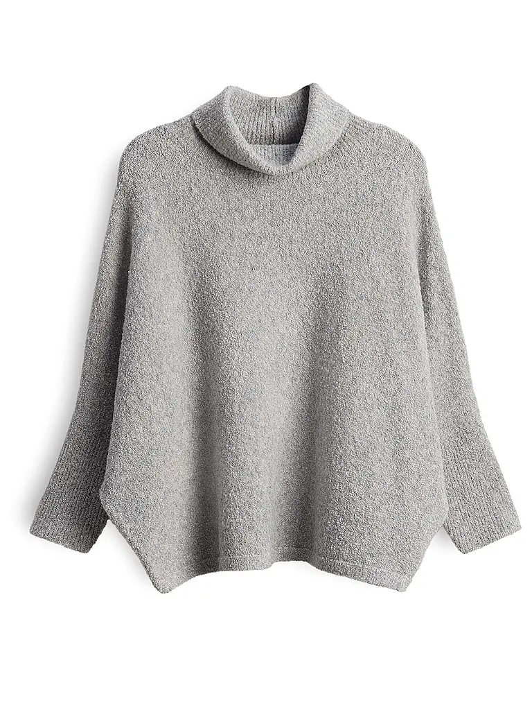 SOMEDAY | Jersey de cuello alto TIOLA DETAIL | hellgrau