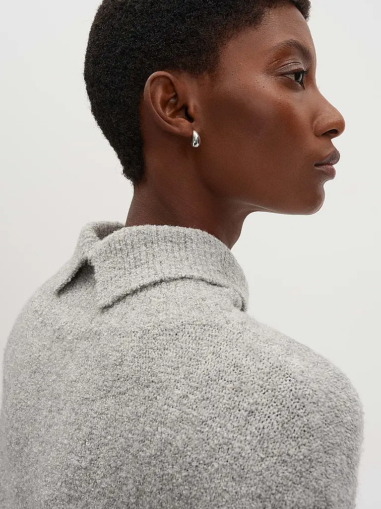 SOMEDAY | Jersey de cuello alto TIOLA DETAIL | hellgrau