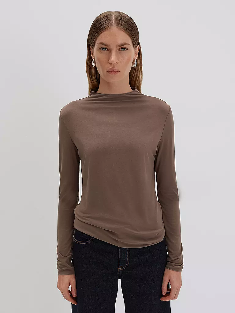 SOMEDAY | Langarmshirt KARINN | Marrón