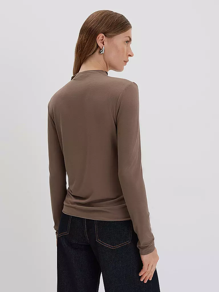 SOMEDAY | Langarmshirt KARINN | Marrón