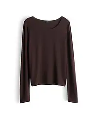 SOMEDAY | Langarmshirt KIROSA SOFT LONG | Marrón