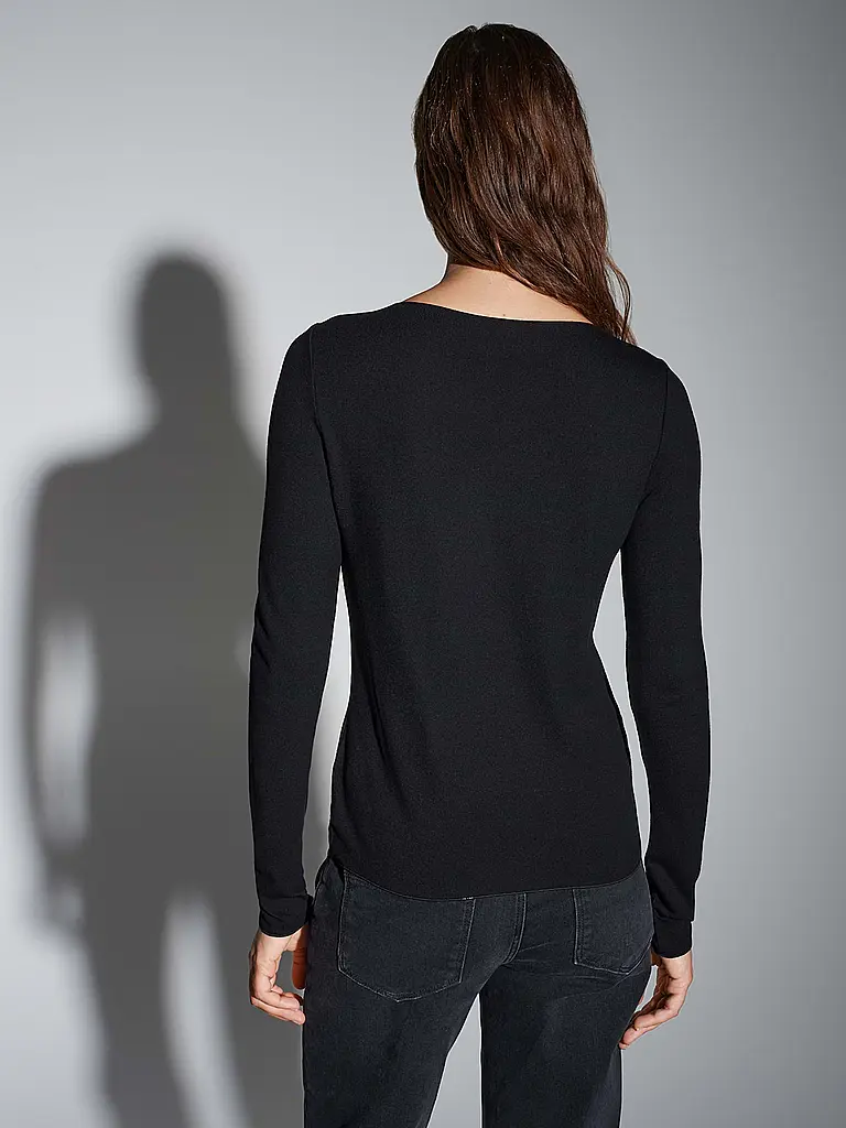 SOMEDAY | Langarmshirt KIROSA SOFT LONG | Negro