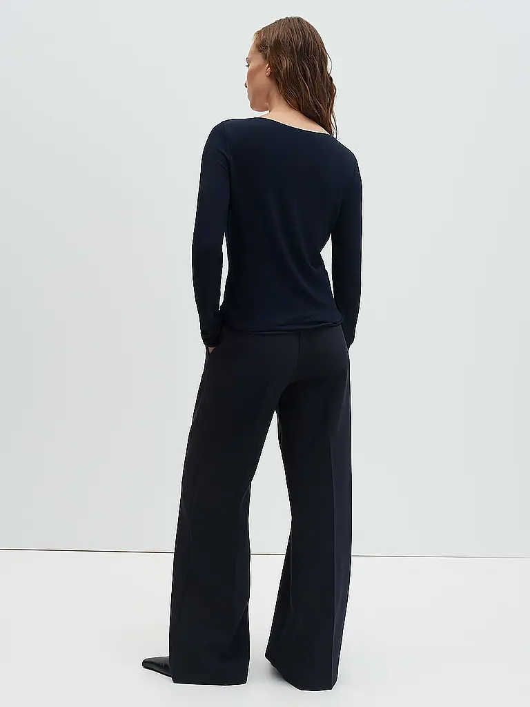 SOMEDAY | Langarmshirt KIROSA SOFT LONG | Azul oscuro