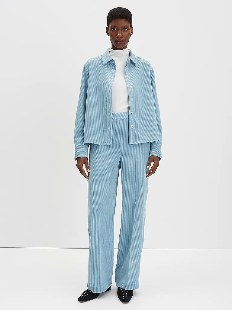 SOMEDAY | Marlenehose CEVIL CORDUROY | Azul claro